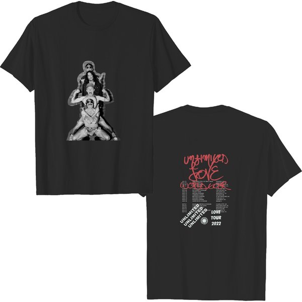 Red Hot Chili Peppers Love Shirt, Red Hot Chili Peppers 2022 Concert Tour T-Shirt-image