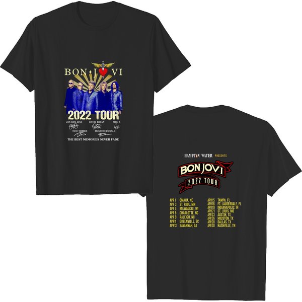 Bon Jovi Tour 2022 Merchandise T-Shirt-image
