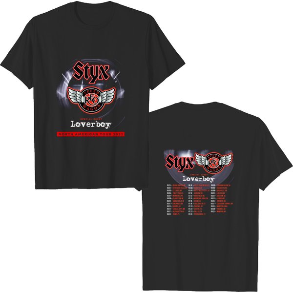 Styx Shirt, Styx Tour 2022 Shirt, Band Music Shirt, Tour 2022 Shirt-image