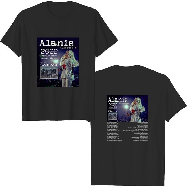 Alanis Morrisette 25 Years Jagged Little Pill Tour 2022 T-Shirt, Alanis Morrisette 2022 World Tour Shirt-image