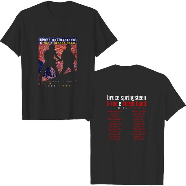 Vintage Bruce Springsteen & The E Street Band Tour 2000 American Rock Band T-Shirt X L-image