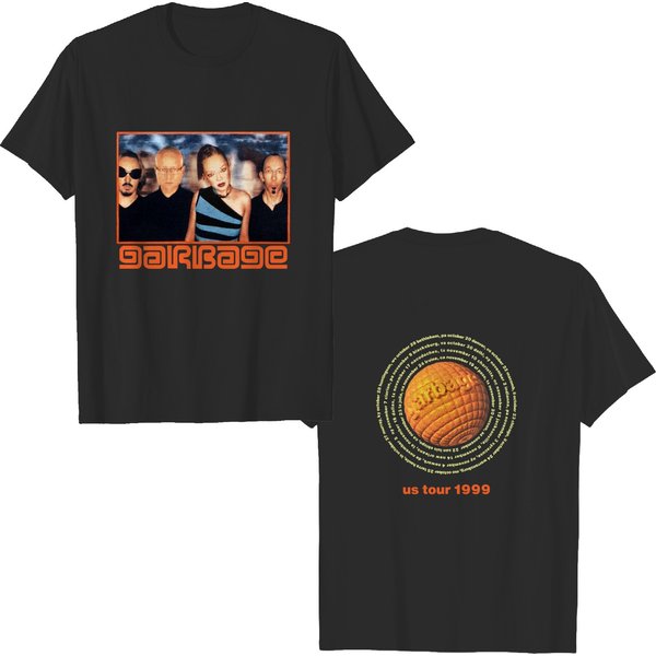 Vtg 1999 Garbage Us Tour Band Tee Grunge-image