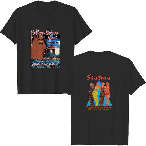 Vintage 90S Million Woman March Rap Tee-image