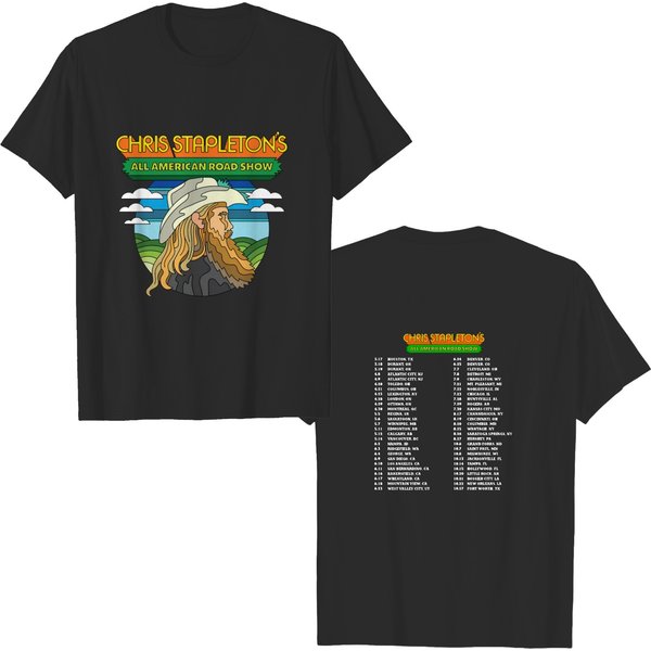 Chris Stapleton All American Road Show 2022 Tour T-Shirt-image