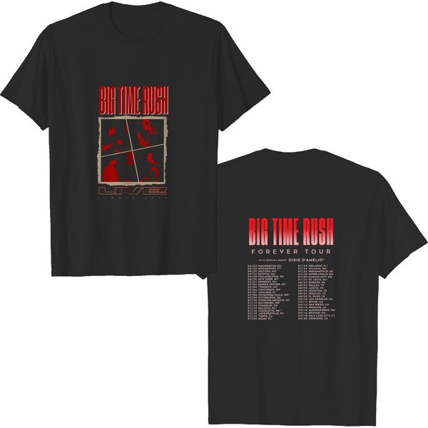 Big Time Rush Forever Tour 2022 Double Sided Shirt - Big Time Rush 13Th Anniversary - Forever Tour 2022 Shirt-image