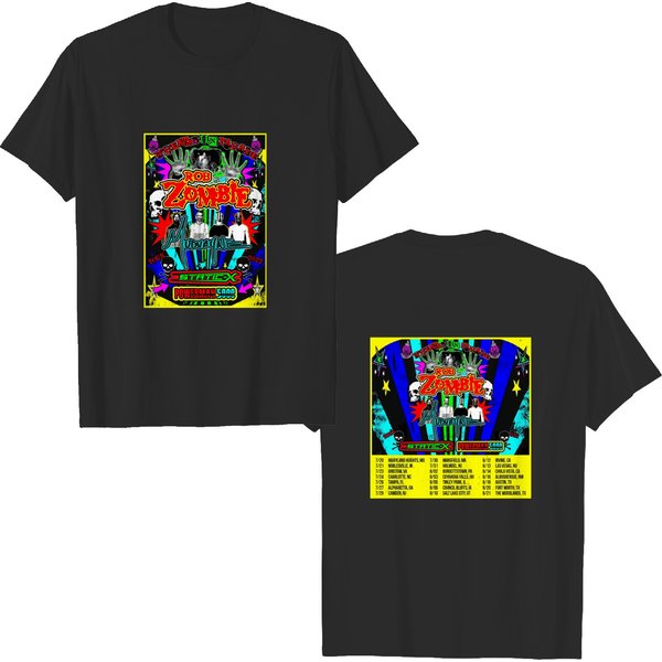 Rob Zombie Freaks On Parade Tour 2022 Shirt, Rob Zombie Tour 2022 Shirt-image