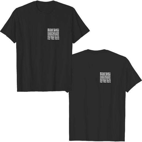 Michael Scott's Dunder Mifflin Fun Run T-Shirt-image