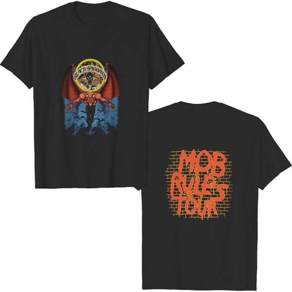 Vintage 1981 Black Sabbath Mob Rules Tour T-Shirt-image