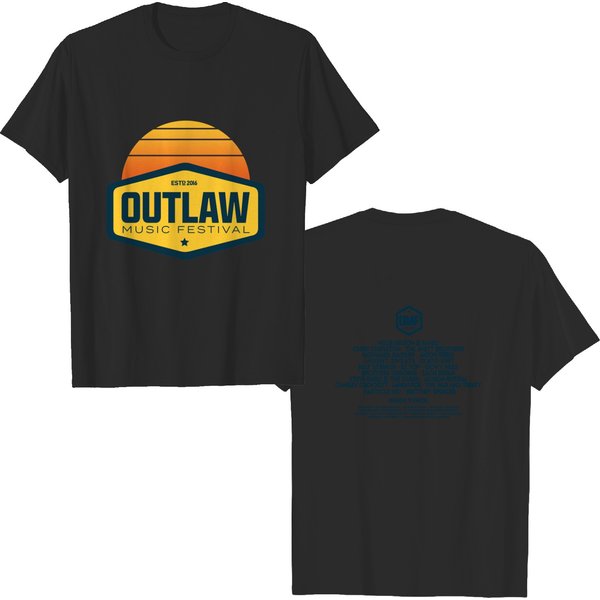 Outlaw Music Festival Tour 2022 Double Sided Tshirt-image