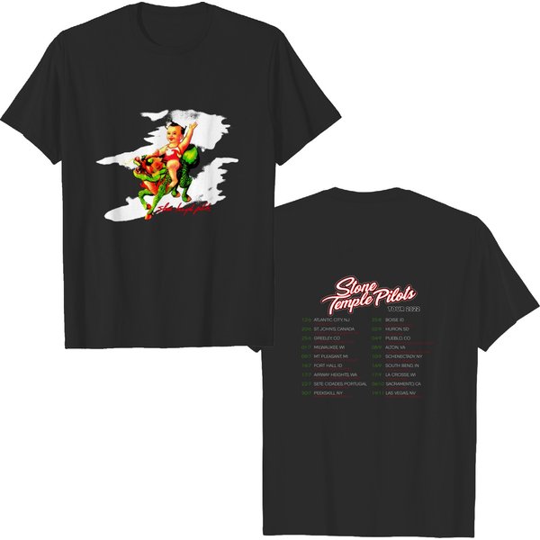 Stone Temple Pilots America Tour T-Shirt, Stone Temple Pilots Tour 2022 Shirt-image