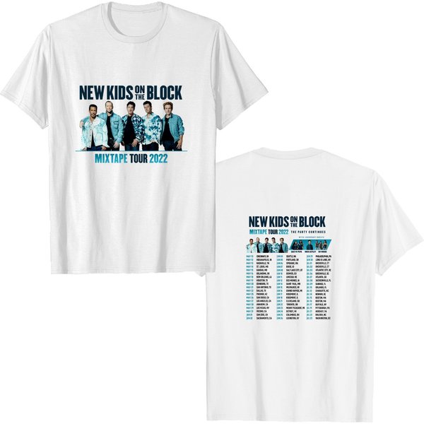 2022 New Kids On The Block Mixtape Tour 2022 The Party Continues T-Shirt-image