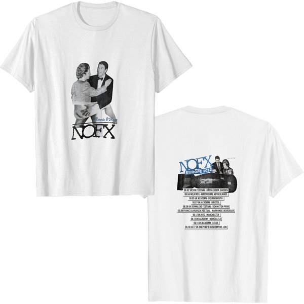 Nofx Merch T-Shirt Ronnie & Mags Punk-image