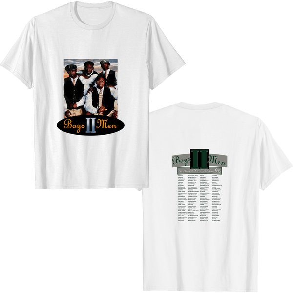 Boyz Ii Men All Around The World Tour 1995 Vintage T-Shirt-image