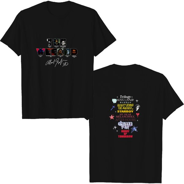 The Weekndd Album Hurry Up Tomorrow Two Sided Shirt S-5Xl-image
