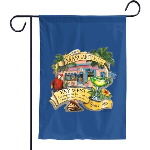 Jimmy Buffett Margaritaville Garden Flag - Yellow Haze