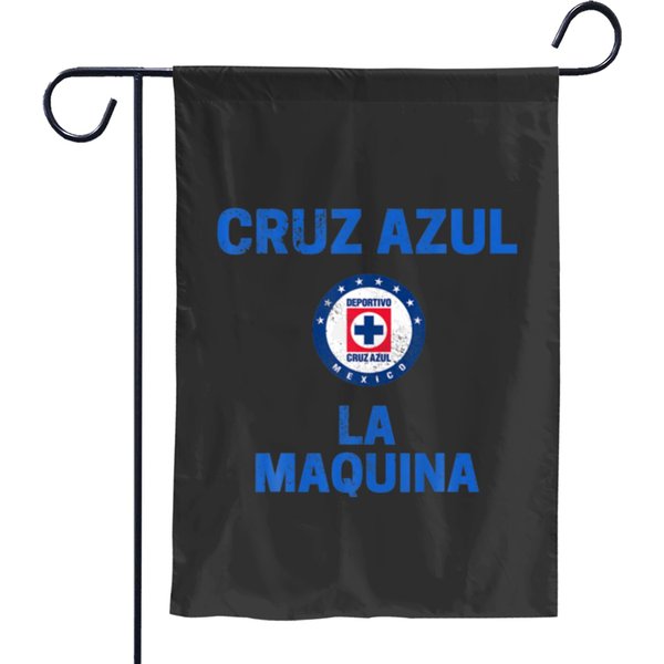 Cruz Azul La Maquina Mexican Soccer Team Garden Flags