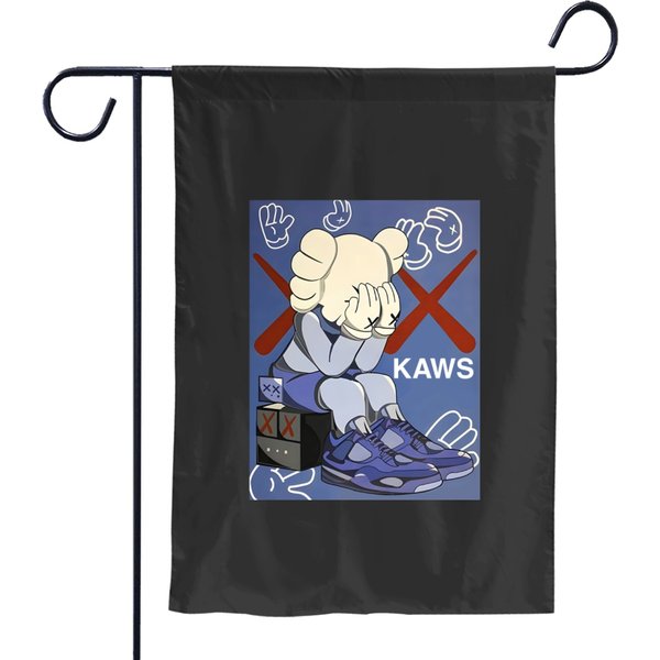 Kaws Garden Flags - Creative Outdoor Decor-image