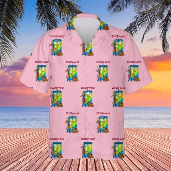 Scooby Doo Hawaiians, Doctor Who Tardis Mystery Machine Hawaiians-image