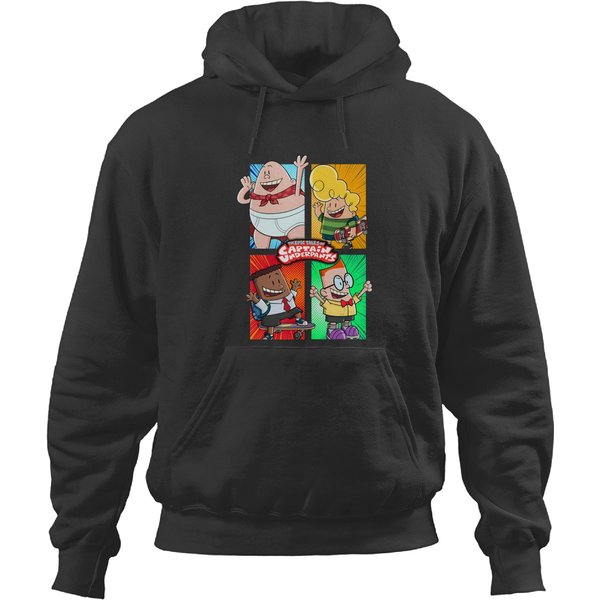 Captain Underpants The First Epic Movie 4 Square Friends T Hoodies