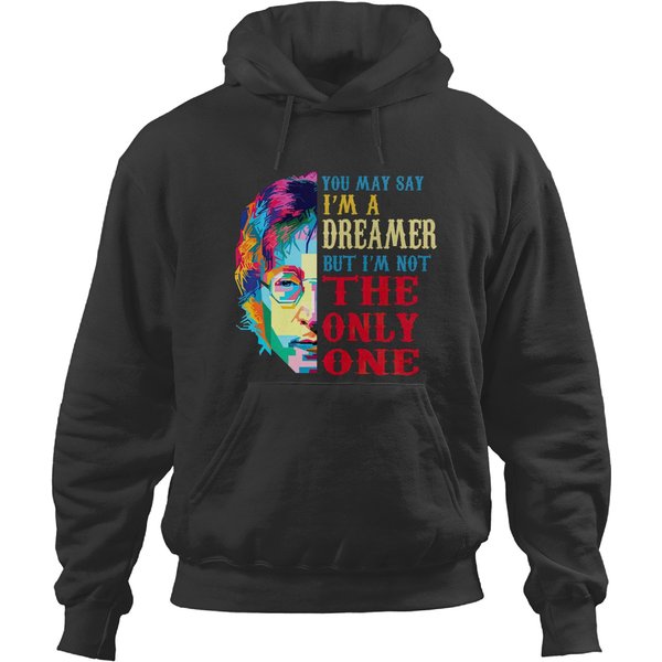 J Lennon Imagine T-Shirt, Men's Women's Sizes (Met-042) Hoodies-image
