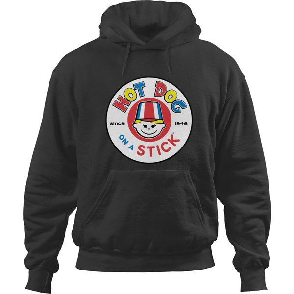 Hot Dog On A Stick Restaurant Logo Hoodies