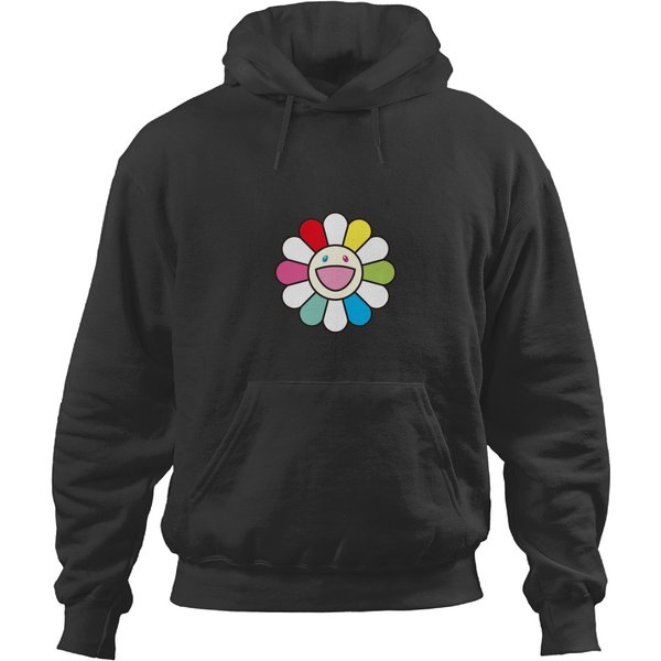Takashi Murakami Pattern, Takashi Murakami Flower, Takashi Murakami Head Flowers Hoodies-image