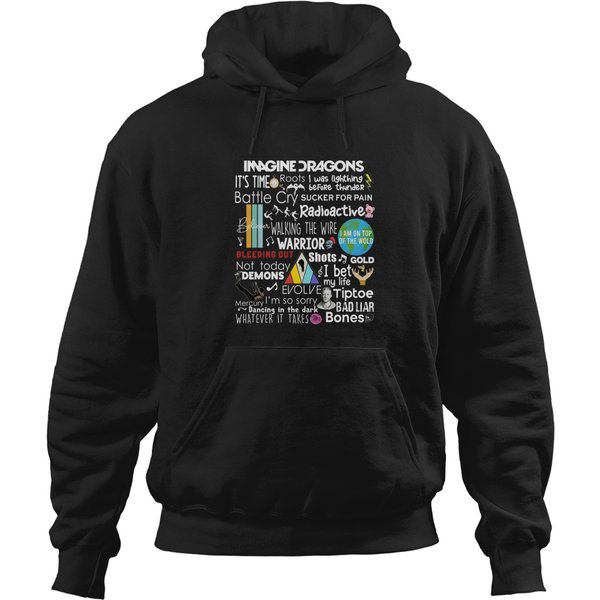 Imagine Dragon's Anthem Song Hoodies, Imagine Dragon Loom Tour 2024 Hoodies, Rock Band Tour Hoodies, Im Merch