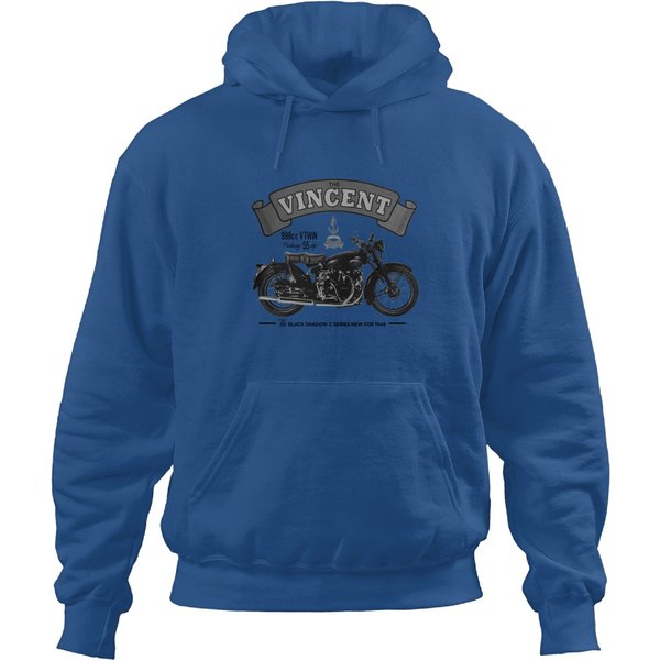 Vincent Black Shadow Classic Motorcycle T Hoodies-image
