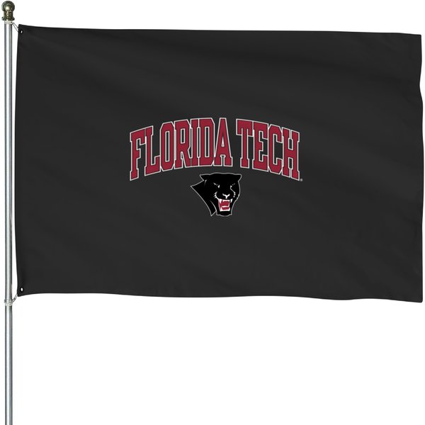 Florida Tech Panthers Arch Over Gray Officially Licensed Pullover House Flags-image