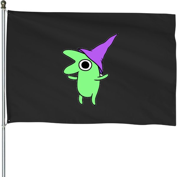 Glep - Smiling Friends Cartoon House Flags-image
