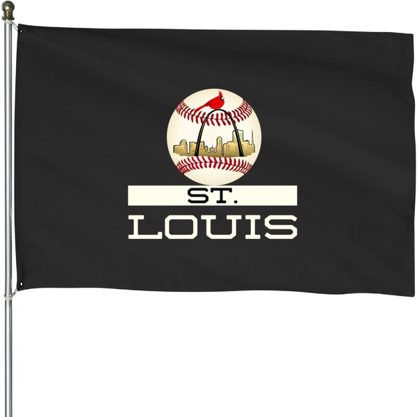 St Louis Skyline Red Cardinal Zip Hoodies-image