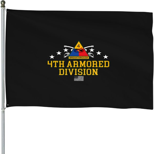 4Th Armored Division House Flags-image