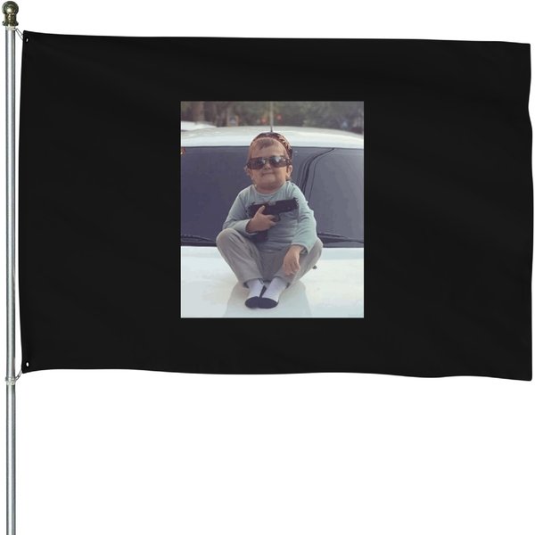 Hasbulla 5 Funny T-Shirt House Flags-image