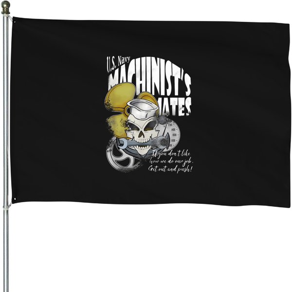 Navy Mm Machinist Mate Shirt T-Shirt House Flags-image