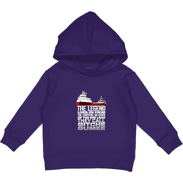 Copy Of Edmund Fitzgerald - The Legend Lives On Fr Kids Pullover Hoodies-image