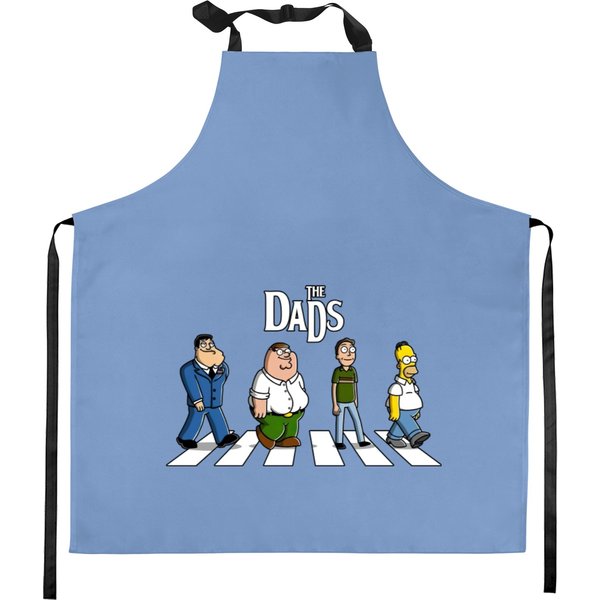 The Dads American Dad, Family Guy, Rick And Rickandmorty, And The Simpsons Kitchen Aprons-image