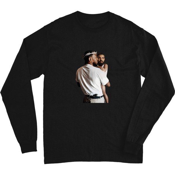 Kendrick Lamar Holding Baby Drake Long Sleeves-image