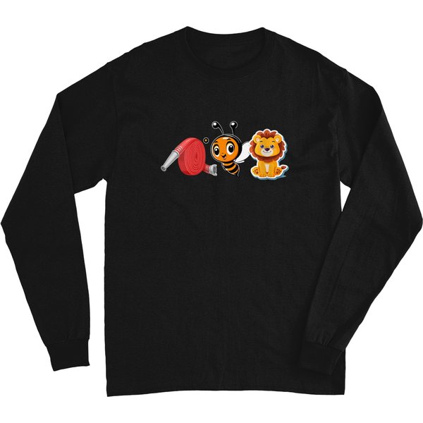 Hose Bee Lion Retro Vintages Funny Long Sleeves-image