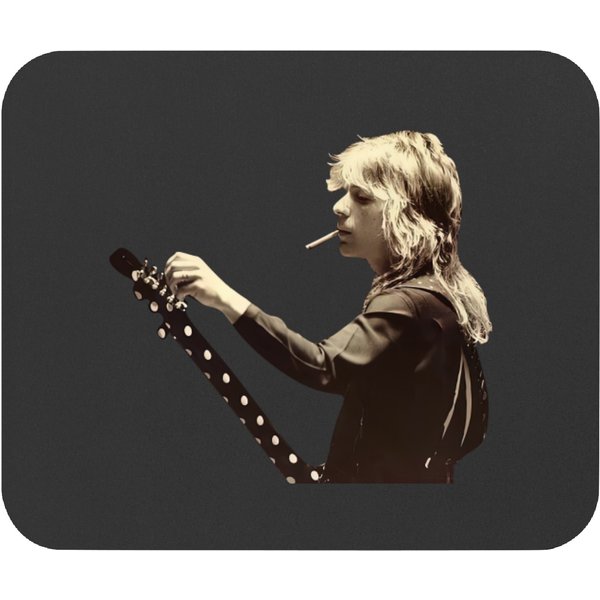 Randy Rhoads Setting Tune Up Black Mouse Pads Size S- 3xl