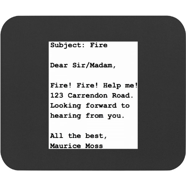 Fired Email - The It Crowd Mouse Pads