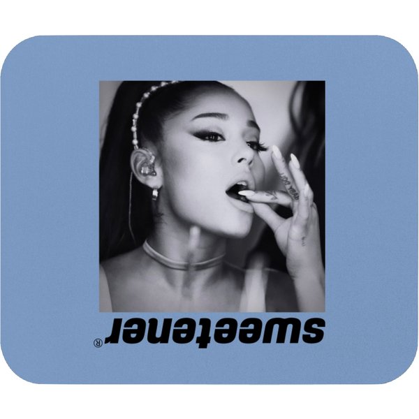 Ariana Sweetener Photo Unisex Mouse Pads - Vintage Tour Merchandise-image