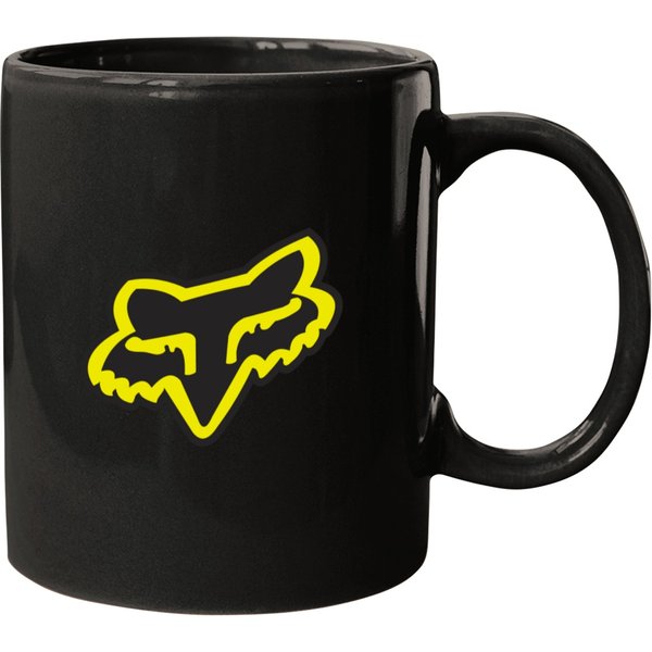 Yellow Fox Logo Mugs