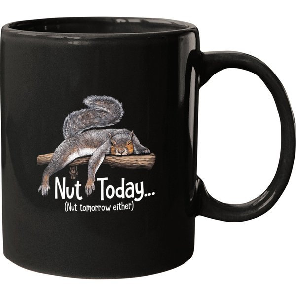 Nut Today Nut Tomorrow Either Squirrel Mugs