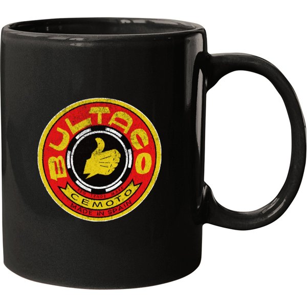 Distressed Bultaco Motorcycles Mugs