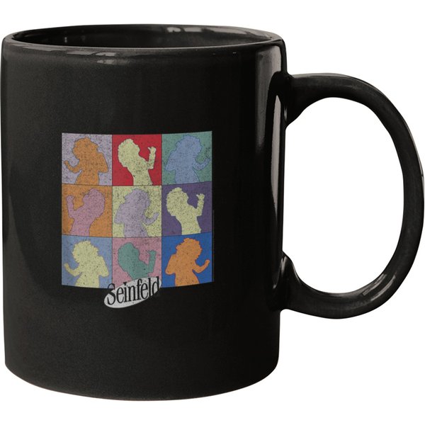 Seinfeld Elaine Dancing Colored Silhouette Box Up Mugs-image