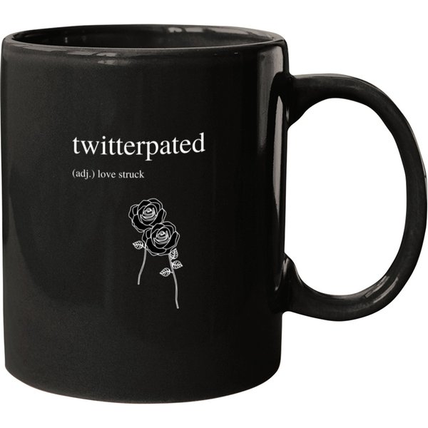 Twitterpated Definition Black - Love Struck - Twitterpated Meaning Mugs-image