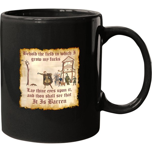 Behold The Field, Medieval Dank Meme - Behold The Field - Mugs-image