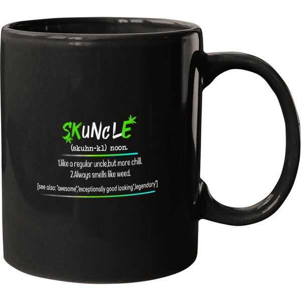 Skunkle-skuncle-uncle-wear-skunkle T-shirt Mugs