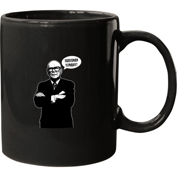 Determined-urho-kekkonen-pop-art-print---saatanan-tunarit T-shirt Mugs
