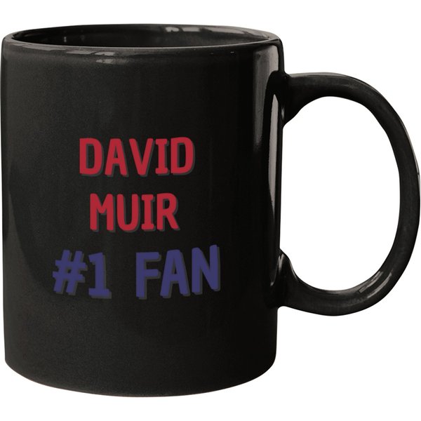 David Muir 1 Fan T-Shirt Mugs-image